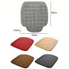 Car Winter Backless Plush Non-slip Non-binding Seat Cushion, Color: Front Row Beige - Image 2