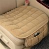 Car Winter Backless Plush Non-slip Non-binding Seat Cushion, Color: Front Row Beige - Image 6