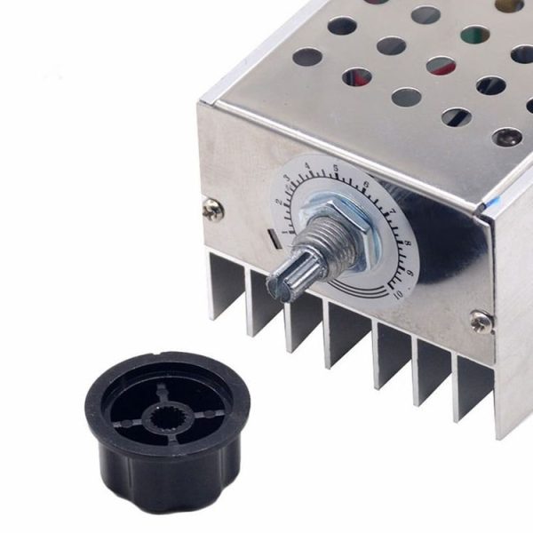 10000W High Power SCR Speed Controller Voltage Regulator Dimmer Thermostat With Shell - Image 5