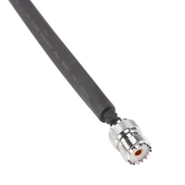 Window / Door Pass Through Flat RF Coaxial Cable UHF 50 Ohm RF Coax Pigtail Extension Cord, Length: 20cm (Male To Female) - Image 4