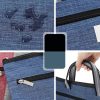 BeiDuoMei Thickened Oxford Cloth Briefcase Portable File Bag A4 Storage File Package (Grey) - Image 7