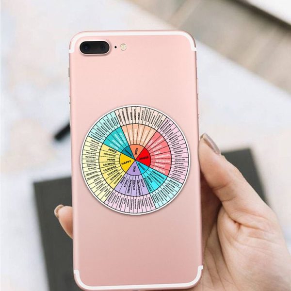 2pcs / Set Feelings Wheel Emotions Mobile Phone Computer Sticker - Image 5