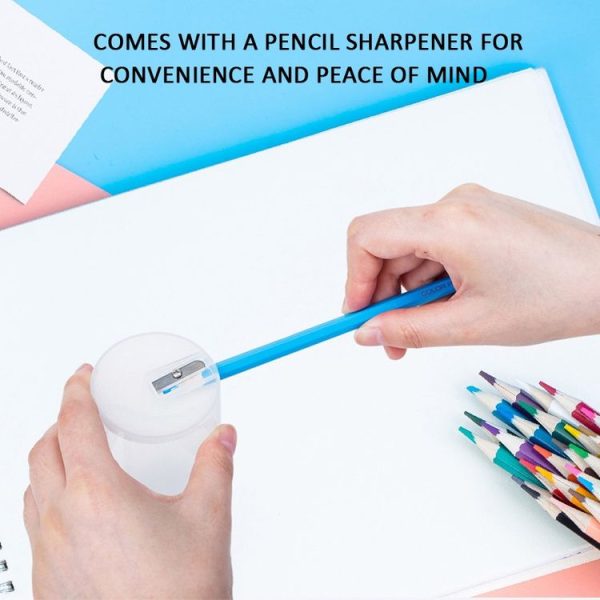 Del Colored Pencil Set Oil-based Color Lead Painting Supplies, Spec: 12 Colors - Image 6