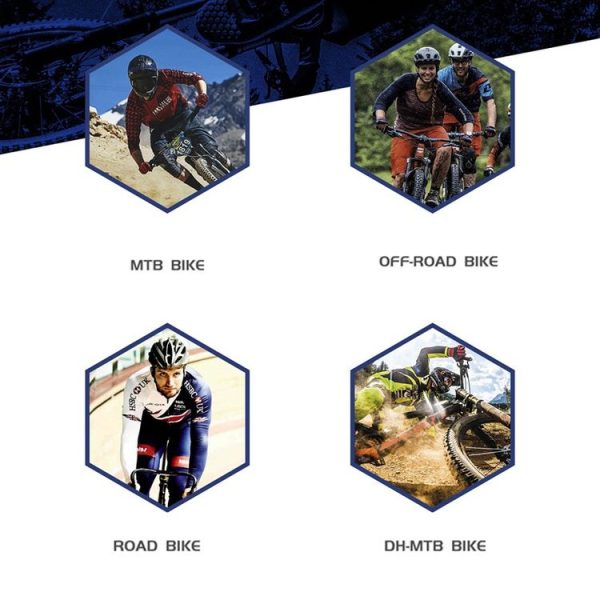 ENLEE 10pcs / Set Mountain Bike Frame Anti-Scratch Sticker Waterproof Protective Film For Cycling Equipment, Model: Transparent Model - Image 3