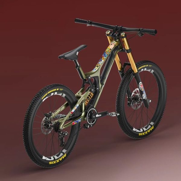 ENLEE 11pcs / Set Mountain Bike Frame Color Changing Anti-Scratch Sticker Waterproof Protective Film For Cycling Equipment, Model: Colorful Beauty - Image 10