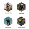 ENLEE 11pcs / Set Mountain Bike Frame Color Changing Anti-Scratch Sticker Waterproof Protective Film For Cycling Equipment, Model: Colorful Beauty - Image 4