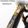 ENLEE 11pcs / Set Mountain Bike Frame Color Changing Anti-Scratch Sticker Waterproof Protective Film For Cycling Equipment, Model: Colorful Beauty - Image 6
