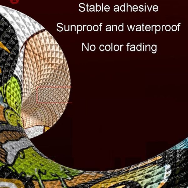 ENLEE 11pcs / Set Mountain Bike Frame Color Changing Anti-Scratch Sticker Waterproof Protective Film For Cycling Equipment, Model: Colorful Beauty - Image 7