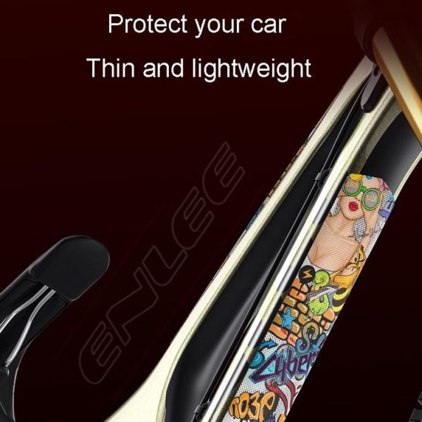 ENLEE 11pcs / Set Mountain Bike Frame Color Changing Anti-Scratch Sticker Waterproof Protective Film For Cycling Equipment, Model: Colorful Beauty - Image 8