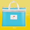 BeiDuoMei Student File Bag A4 Double Layer Classified Storage Exam Paper Data Bag (Rose Red) - Image 3