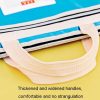 BeiDuoMei Student File Bag A4 Double Layer Classified Storage Exam Paper Data Bag (Rose Red) - Image 7