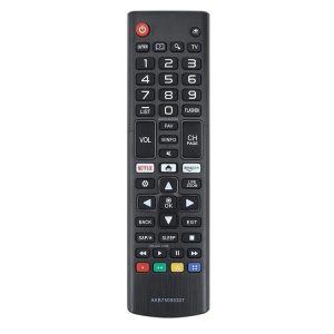 LG LED LCD TV AKB75095307 433MHz Smart Remote Control (Black)