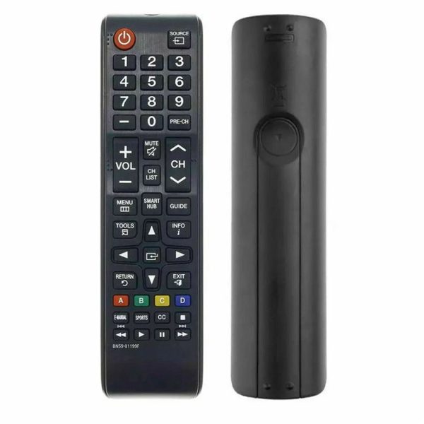 BN59-01199F For Samsung LED LCD Smart TV Remote Control Replacement Part (Black) - Image 2