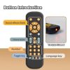 Baby Simulation TV Remote Control Music Toy with Light and Sound 3 Language Mode, Color: Black - Image 6