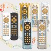 Baby Simulation TV Remote Control Music Toy with Light and Sound 3 Language Mode, Color: Black - Image 8