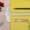 Plastic T-Square Ruler Learning Stationery Ruler (Transparent) - Image 5