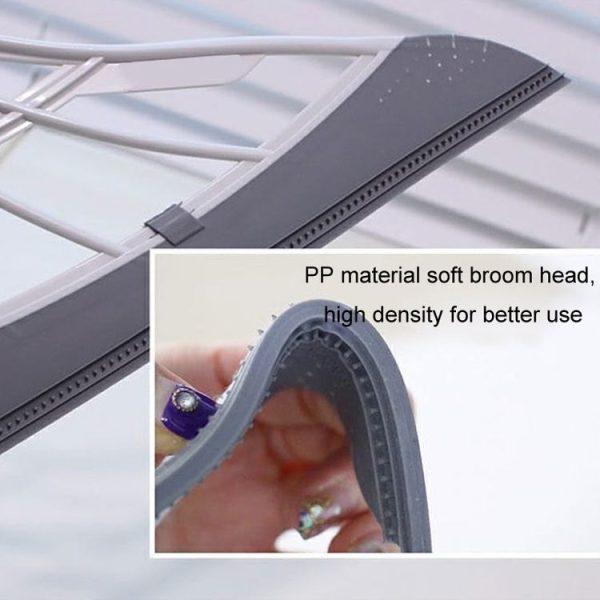 Magic Broom Household Hair Cleaning Mop Bathroom Wiper (Pink Stitching) - Image 7