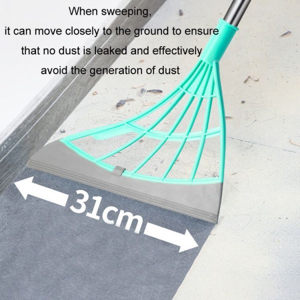 Magic Broom Household Hair Cleaning Mop Bathroom Wiper (Pink Stitching) - Image 8