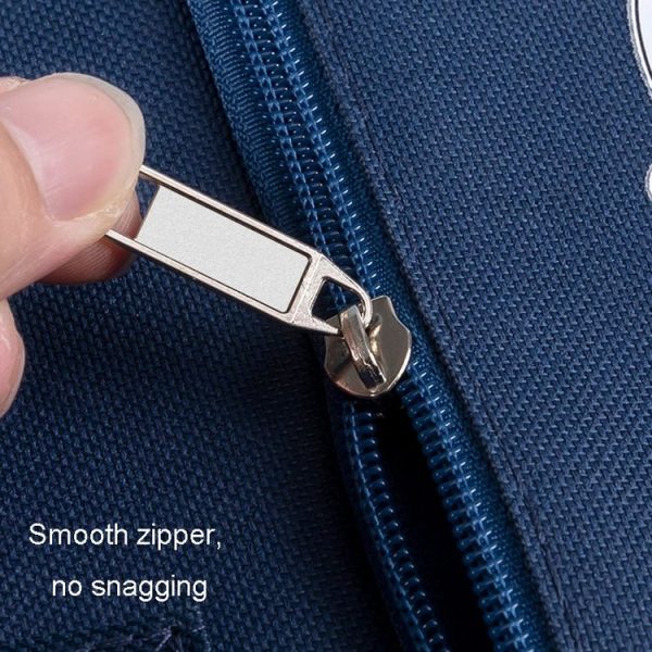 Student Tote Handle Book Bag Canvas Waterproof Data Storage Bag (Lucky Rabbit) - Image 5