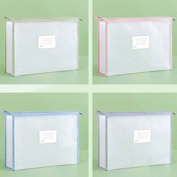 YAOJIE Student Subject Classification Storage Bag EVA 3D Thicken A4 Exam Special File Bags (Blue) - Image 2