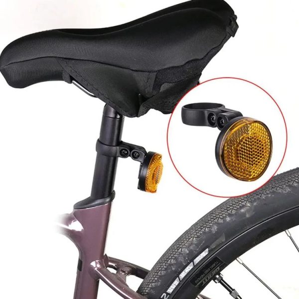 Airtag Hidden Reflective Tail Light Bicycle Mount (Red) - Image 7