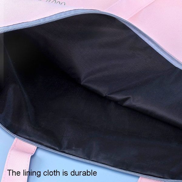 BeiDuoMei Student A3 Art Drawing Handbag Test Paper File Storage Bag, Style: Simple Model Blue - Image 7