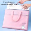 BeiDuoMei Student A3 Art Drawing Handbag Test Paper File Storage Bag, Style: Simple Model Blue - Image 8