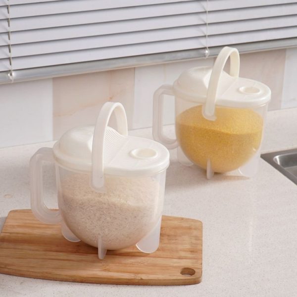 Home Kitchen Rice Washing Sieve Rice Washer Convection Plastic Rice Panner (Color Box) - Image 6