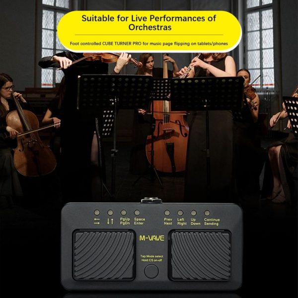 M-VAVE CUBE TURNER PRO Electric Guitar Effect Loop Bluetooth Spectrometer Controller - Image 13