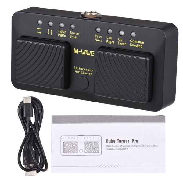 M-VAVE CUBE TURNER PRO Electric Guitar Effect Loop Bluetooth Spectrometer Controller - Image 3
