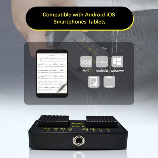 M-VAVE CUBE TURNER PRO Electric Guitar Effect Loop Bluetooth Spectrometer Controller - Image 7