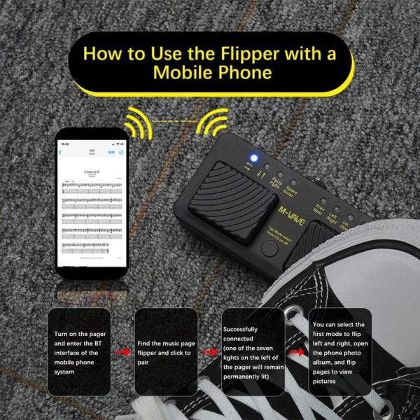 M-VAVE CUBE TURNER PRO Electric Guitar Effect Loop Bluetooth Spectrometer Controller - Image 8