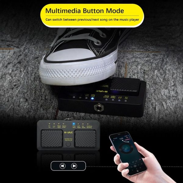 M-VAVE CUBE TURNER PRO Electric Guitar Effect Loop Bluetooth Spectrometer Controller - Image 9