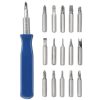 HOSHE 16 In 1 Mini Screwdriver Set Multiple Screwdriver Bits Watch Eyeglasses Repair Tool - Image 2