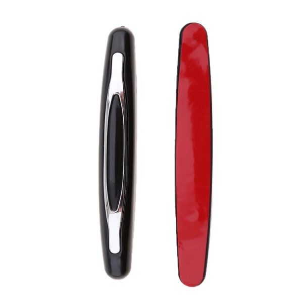 4pcs / set Car Door Anti-collision Strips Rearview Mirror Anti-scratch Stickers (Grey) - Image 3