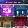 Home LED Magic Ball Lights Bounce Ambient Lamps Room Sound Lights Balls, Color: Charging Model Black (RGB Colorful 5W) - Image 11