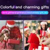 Home LED Magic Ball Lights Bounce Ambient Lamps Room Sound Lights Balls, Color: Charging Model Black (RGB Colorful 5W) - Image 12