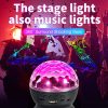 Home LED Magic Ball Lights Bounce Ambient Lamps Room Sound Lights Balls, Color: Charging Model Black (RGB Colorful 5W) - Image 6