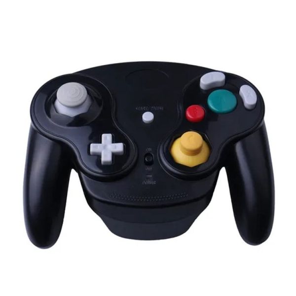 NGC Gamepad 2.4G Wireless Gamepad Compatible With Wii (Black)