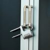 Shoe Cabinet Office File Cabinet Adjustable Lock Length Pull Hand Lock Password Cabinet Door Lock (Silver) - Image 8