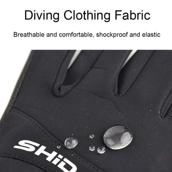 Fishing Fingerless Non-Slip Gloves Waterproof Wear-Resistant Lure Fishing Equipment (Black) - Image 3