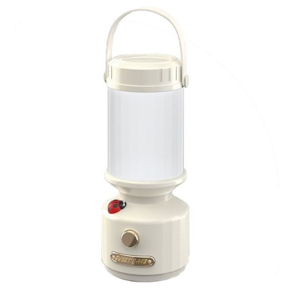 Tripolar Dimmable LED Bedside Night Light Camping Decorative Ambient Light (White)