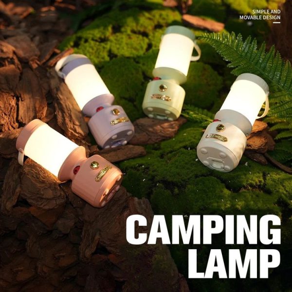 Tripolar Dimmable LED Bedside Night Light Camping Decorative Ambient Light (White) - Image 10