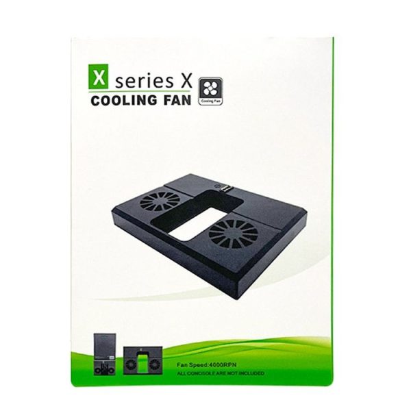 Xbox Series X Console Cooling Fan With LED Lights Rear Fan Cooler (Black) - Image 7
