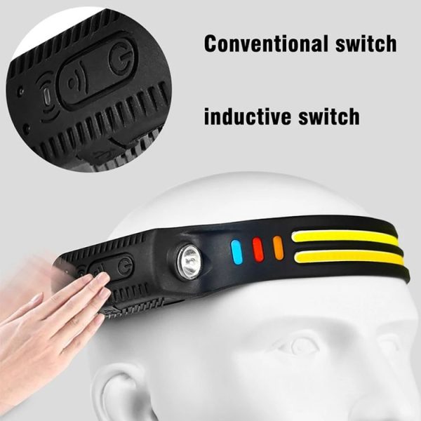 Sensor Headlight Rechargeable Outdoor Camping Fishing Lantern, Spec: 812-1 - Image 6