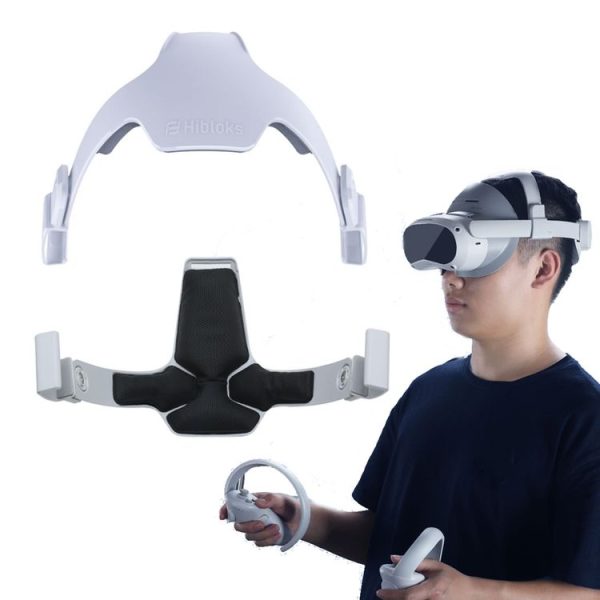 PICO 4 Hibloks Pressure-free Headband High Elastic PU Headstrap VR Accessories