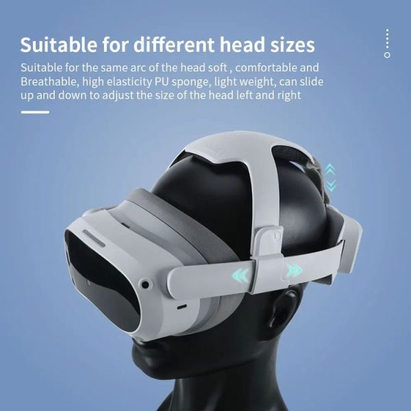 PICO 4 Hibloks Pressure-free Headband High Elastic PU Headstrap VR Accessories - Image 6