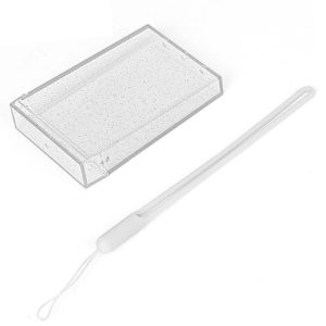 3 inch Ice Cream Glitter Photo Box Celebrity Photo Card Storage Box For Polaroids, Color: Transparent