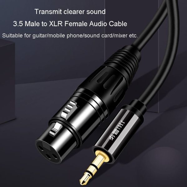 JINGHUA 3.5mm Male To XLR Female Microphone Cable Computer Mixer Audio Cable, Length: 1.5m - Image 5