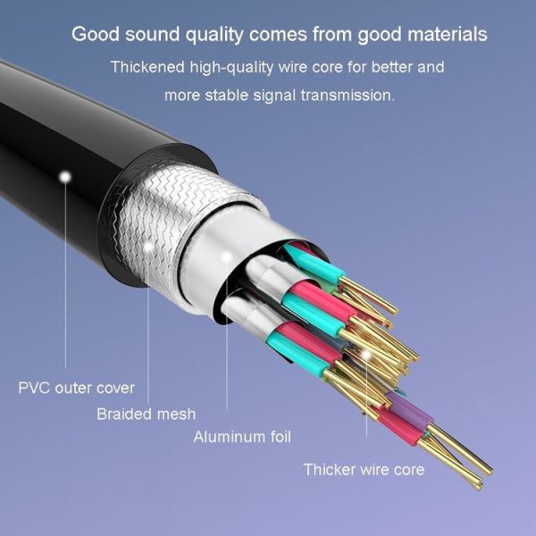 JINGHUA 3.5mm Male To XLR Female Microphone Cable Computer Mixer Audio Cable, Length: 1.5m - Image 6